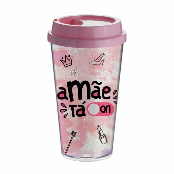 COPO BUCKS PAREDE DUPLA MÃE 500ML (NE-19230) personalizado | D.JOB