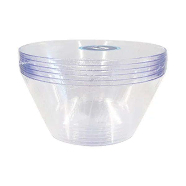 transparente — Kit Tigela Basic 2 600ml – 6 unid.