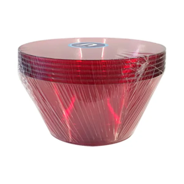 vermelho-translucido — Kit Tigela Basic 2 600ml – 6 unid.