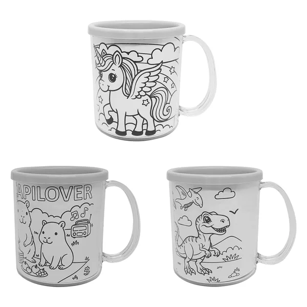 CANECA DE LANCHE GLOBAL PLUS TENDÊNCIA 320ml (NE-25442) personalizado | D.JOB
