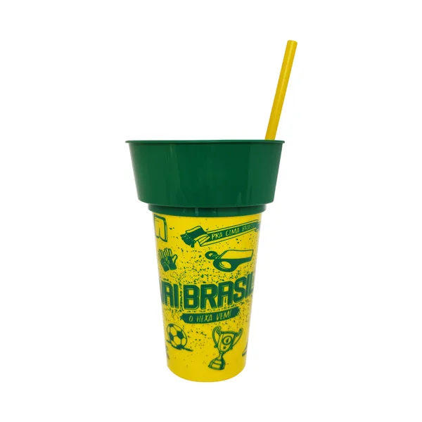 COPO SNACK CINE CUP TEND. PS 700ML E 500ML HEXA (NE-25621) personalizado | D.JOB
