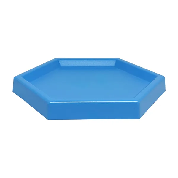 azul-bebe — Bandeja Hexagonal Soft