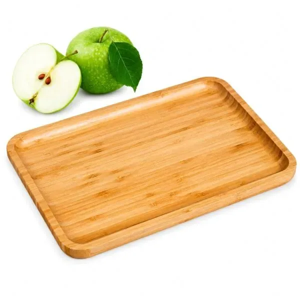 Bandeja Em Bambu Para Servir - 28X20Cm (SM-BT-02823) personalizado | D.JOB