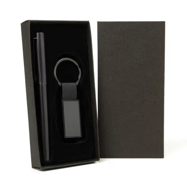 Caneta Roller E Chaveiro Em Metal/Pu (SM-CC-70728) personalizado | D.JOB