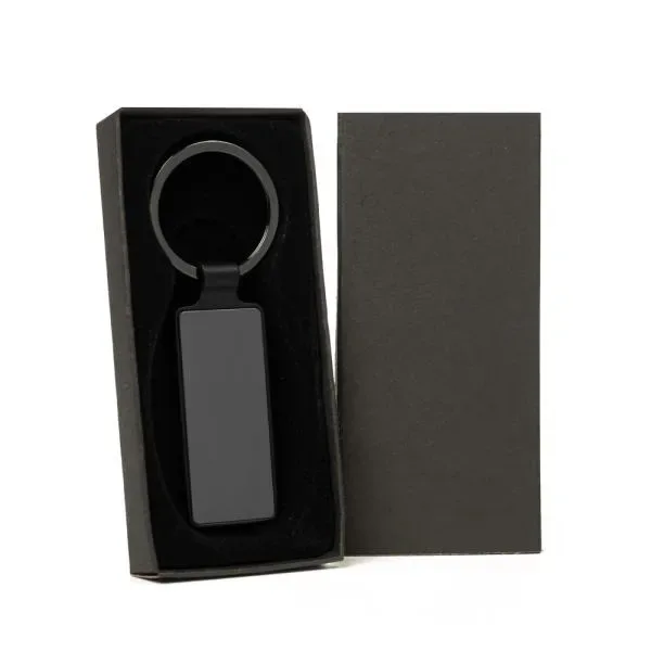 Chaveiro Em Metal - Cinza/Preto (SM-CH-00708) personalizado | D.JOB