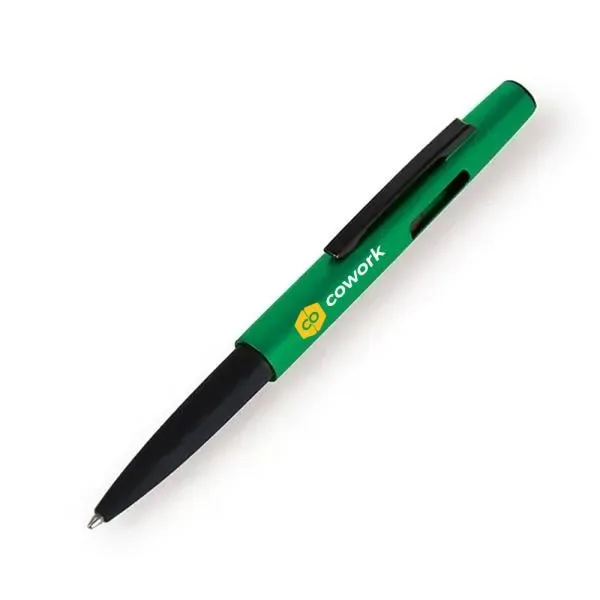 Caneta Esferográfica Em Abs Com Tampa E Ponta Touch Verde (SM-CI-73005) — foto 3 | D.JOB