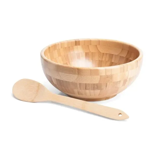 Cumbuca Em Bambu Com Colher 30Cm - 3L (SM-CJ-02453) personalizado | D.JOB