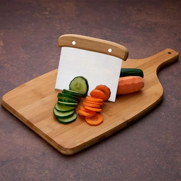 Kit Para Cozinha Em Bambu / Inox Com Espátula Multiuso - 3 Pçs (SM-KT-90180) — foto 3 | D.JOB