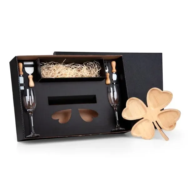 Kit Petisco E Champagne - 7 Pçs (SM-KT-90196) personalizado | D.JOB