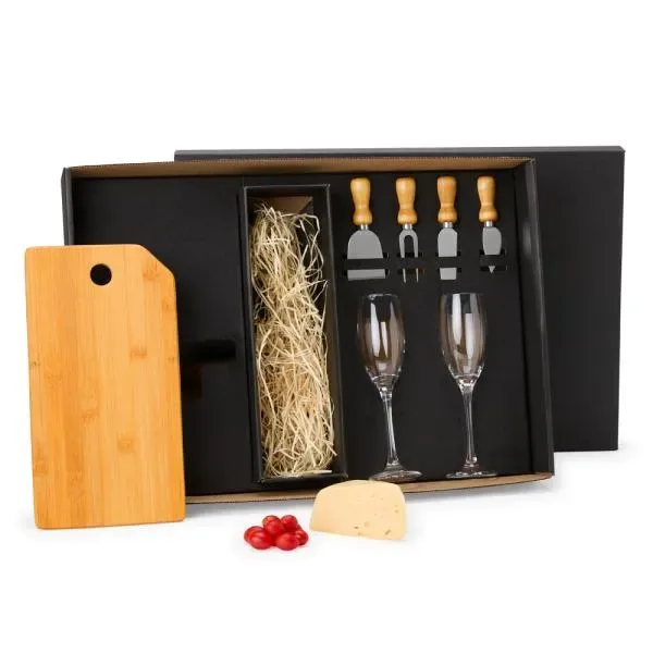Kit Queijo E Champagne - 7 Pçs (SM-KT-90197) — foto 2 | D.JOB