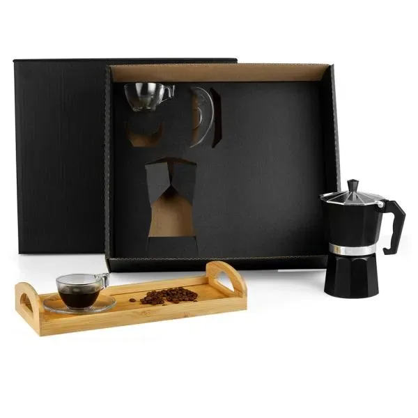 Kit Para Café Com Bandeja - 6 Pçs (SM-KT-90233) personalizado | D.JOB