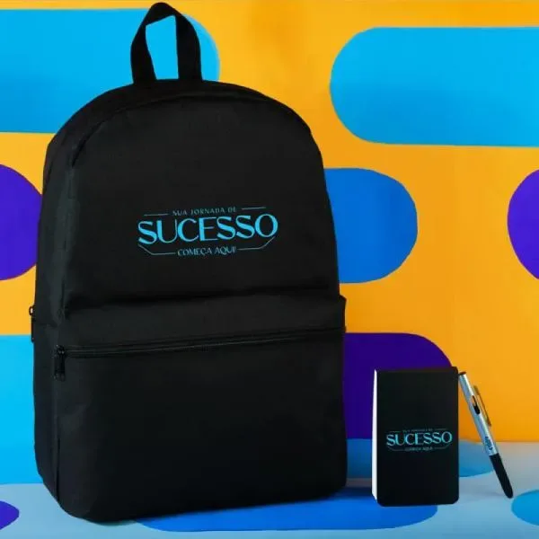 Conj. Mochila, Bloco E Caneta - 3 Pçs (SM-KT-90260) — foto 2 | D.JOB