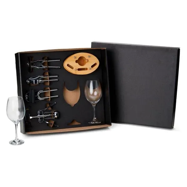 Kit Vinho E Utilidades - 7 Pçs (SM-KT-90263) personalizado | D.JOB