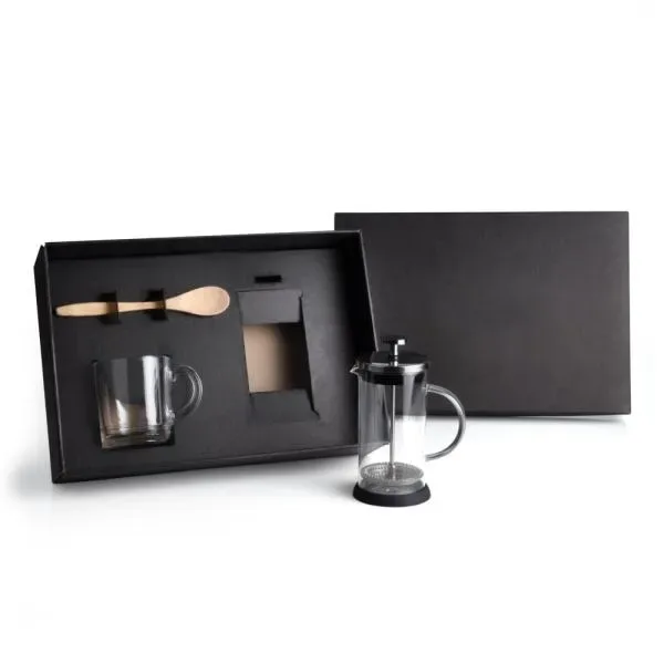 Kit Para Café Com Prensa Francesa - 3 Pçs (SM-KT-90278) personalizado | D.JOB