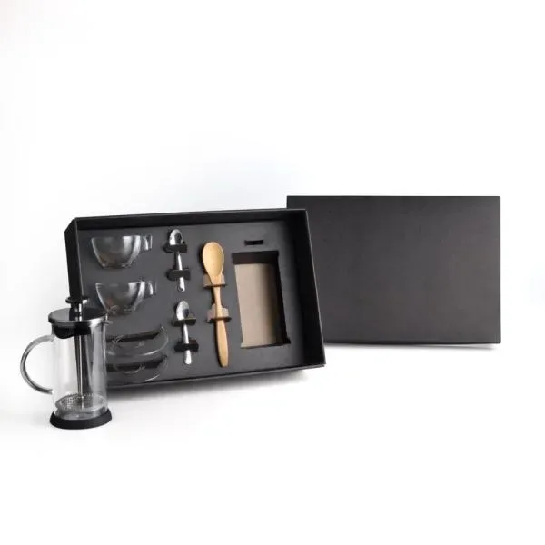 Kit Para Café Com Prensa Francesa - 8 Pçs (SM-KT-90280) personalizado | D.JOB