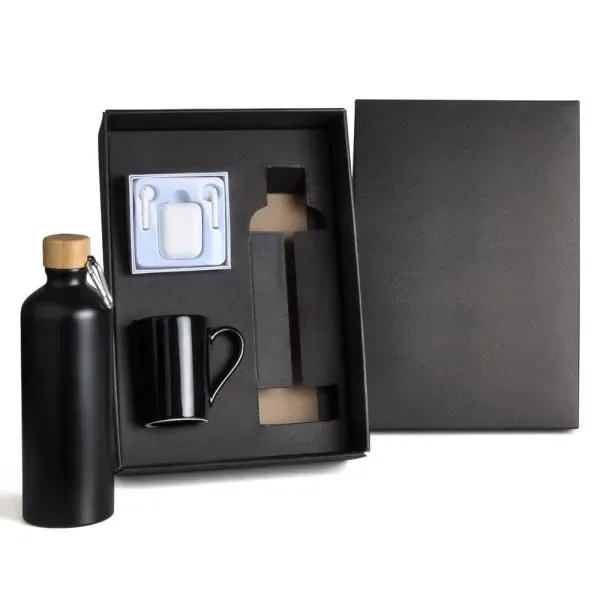 Kit Garrafa, Caneca E Fone Bluetooth - 3 Pçs (SM-KT-90286) personalizado | D.JOB