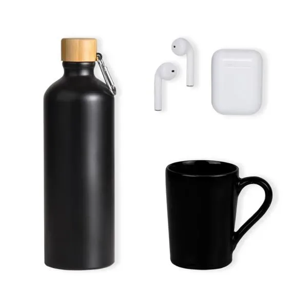 Kit Garrafa, Caneca E Fone Bluetooth - 3 Pçs (SM-KT-90286) — foto 2 | D.JOB