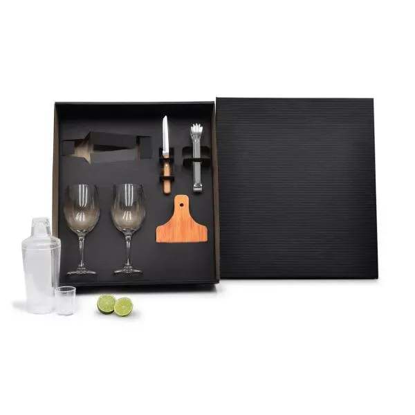 Kit Para Drinks C/ Coqueteleira - 6 Pçs (SM-KT-90295) personalizado | D.JOB