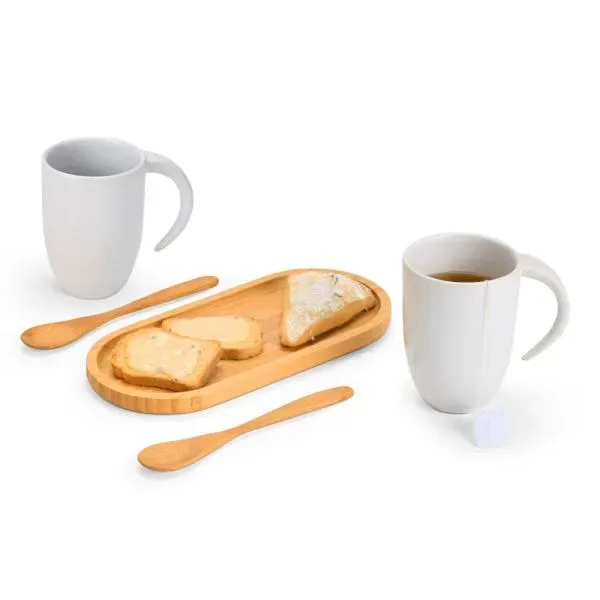 Kit Para Café/Chá - 5 Pçs (SM-KT-90296-BCO) — foto 3 | D.JOB