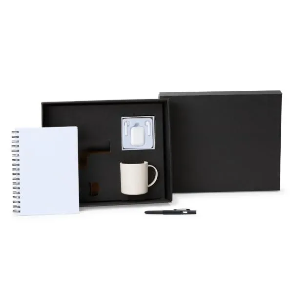 Kit Caneca Em Fibra De Bambu E Acessórios - 4 Pçs (SM-KT-90314) personalizado | D.JOB