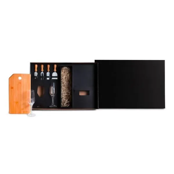 Kit Queijo E Champagne - 7 Pçs (SM-KT-90343) personalizado | D.JOB