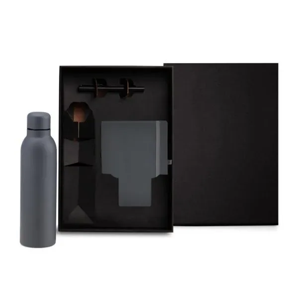 Kit Garrafa, Caderno E Caneta - 3 Pçs (SM-KT-90366) personalizado | D.JOB