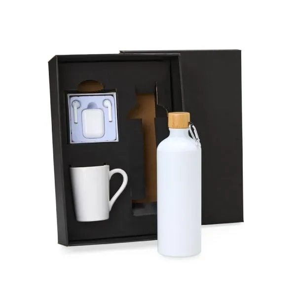 Kit Garrafa, Caneca E Fone Bluetooth - 3 Pçs (SM-KT-90398) — foto 2 | D.JOB