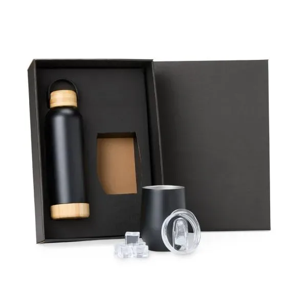 Kit Garrafa E Copo Térmico - 2 Pçs (SM-KT-90402) personalizado | D.JOB
