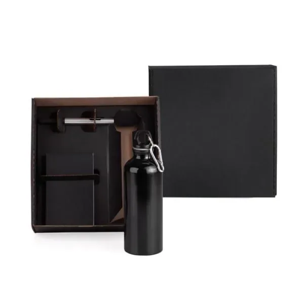 Kit Com Squeeze, Caneta E Bloco - 3 Pçs (SM-KT-9041R) personalizado | D.JOB