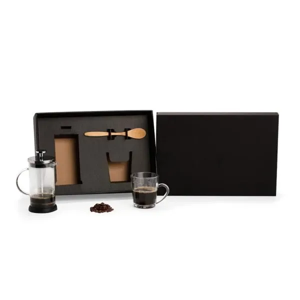 Kit Para Café Com Prensa Francesa - 3 Pçs (SM-KT-90439) personalizado | D.JOB