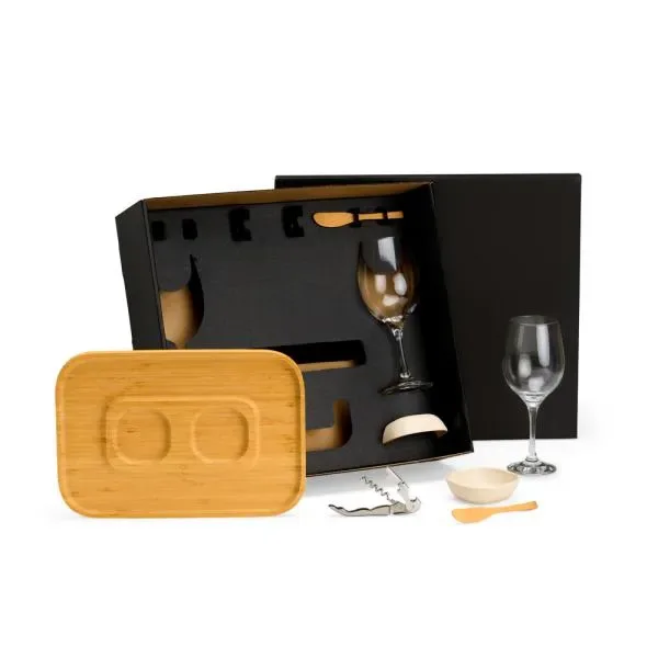 Kit Petisco E Vinho - 8 Pçs (SM-KT-90471) personalizado | D.JOB
