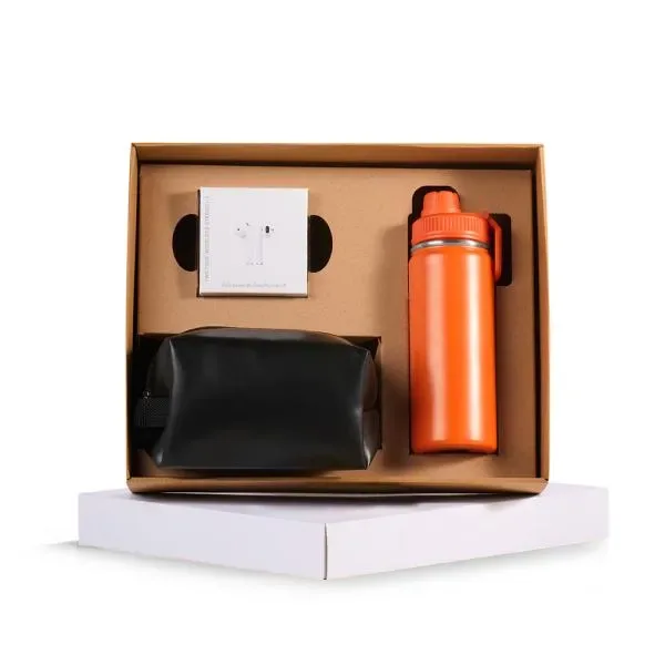 Kit Garrafa, Necessaire E Fone - 3 Pçs (SM-KT-90534-BCO) — foto 3 | D.JOB