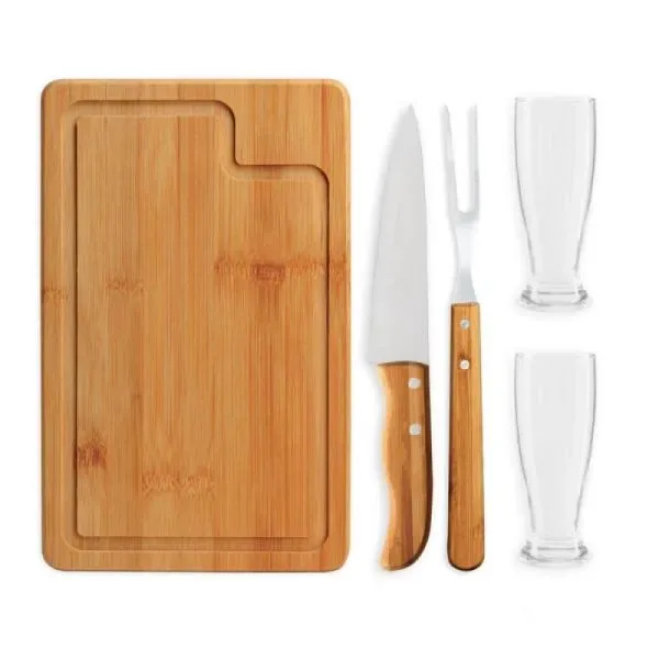 Kit Para Churrasco Com Copos - 5 Pçs (SM-KT-9064J) — foto 2 | D.JOB
