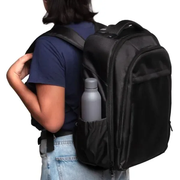 Mochila Em Polyester 600D Com Rodinha - 35L - Preta (SM-MA-00331) — foto 4 | D.JOB