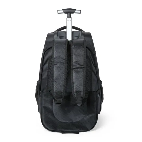 Mochila Em Polyester 600D Com Rodinha - 35L - Preta (SM-MA-00331) — foto 6 | D.JOB