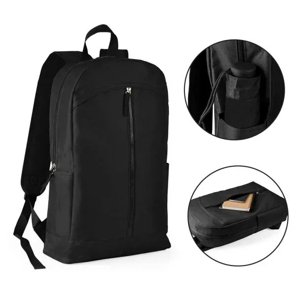 Mochila Em Polyester 600D - 15L - Preta (SM-MA-00541) personalizado | D.JOB