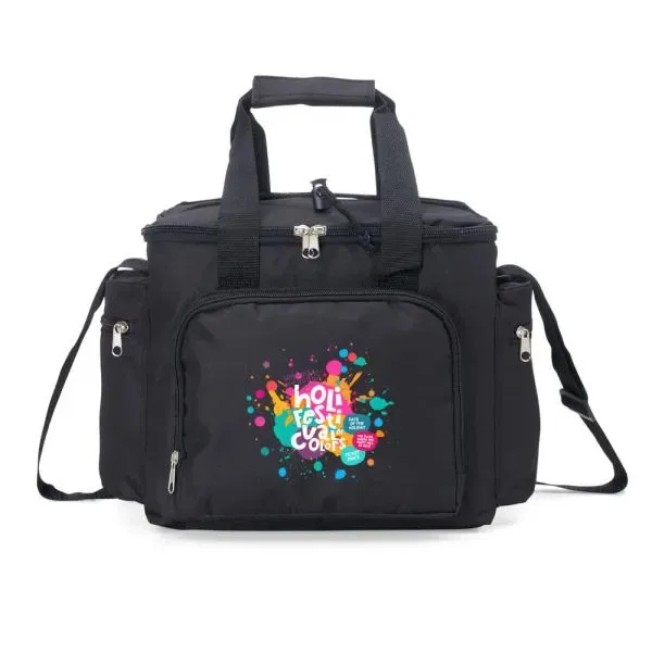 Bolsa Térmica Preta Em Polyester 600D, 300D E Peva - 15L (SM-MA-15141) — foto 4 | D.JOB
