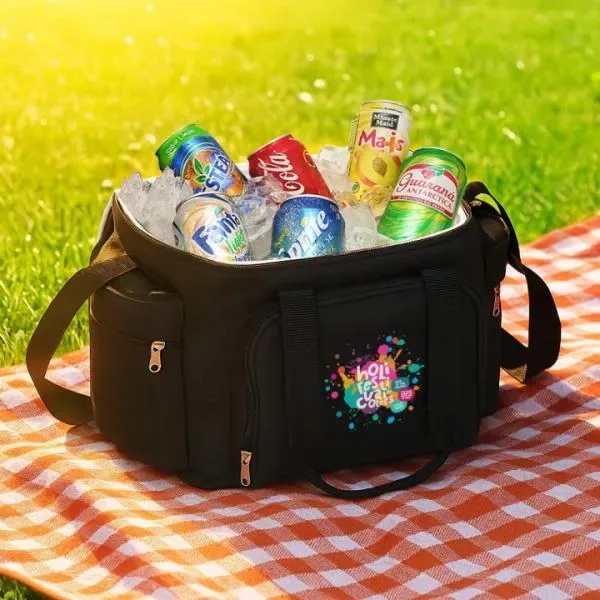 Bolsa Térmica Preta Em Polyester 600D, 300D E Peva - 15L (SM-MA-15141) — foto 5 | D.JOB