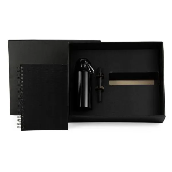 Kit Com Squeeze, Caneta E Caderno - 3 Pçs (SM-kt-9041s) personalizado | D.JOB