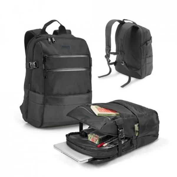 Mochila para notebook (15.6'') em 840D jacquard com dois compartimentos forrados (25 L) (SP-52280) personalizado | D.JOB