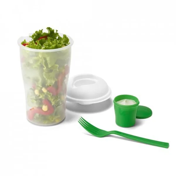 Copo para salada em PP com garfo e molheira 850 mL (SP-53878) — foto 9 | D.JOB