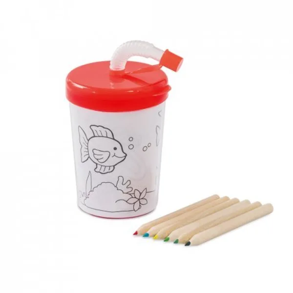 Copo de viagem para crianças em PP e PS 200 mL (SP-54635) — foto 6 | D.JOB