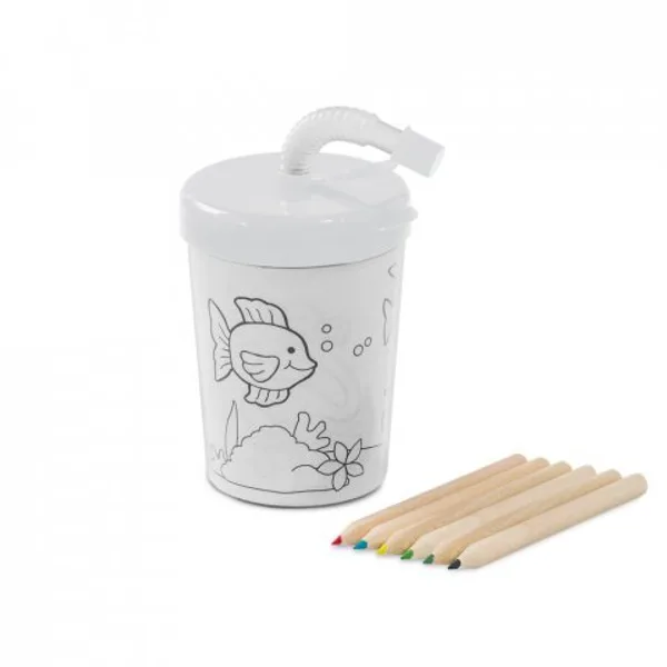 Copo de viagem para crianças em PP e PS 200 mL (SP-54635) — foto 7 | D.JOB