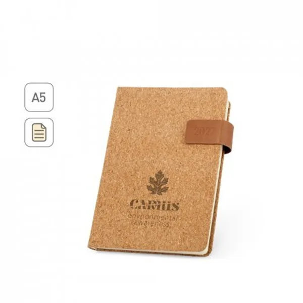 Agenda A5 em cortiça (SP-66109) personalizado | D.JOB