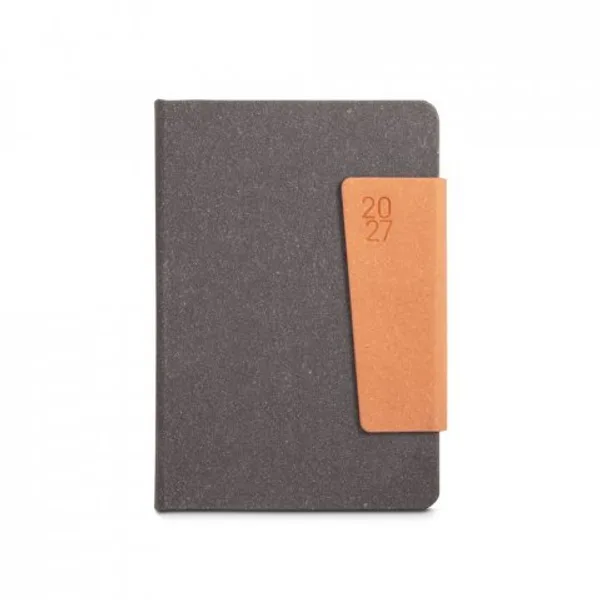Agenda A5 em pele (58% reciclada) (SP-66205) — foto 4 | D.JOB