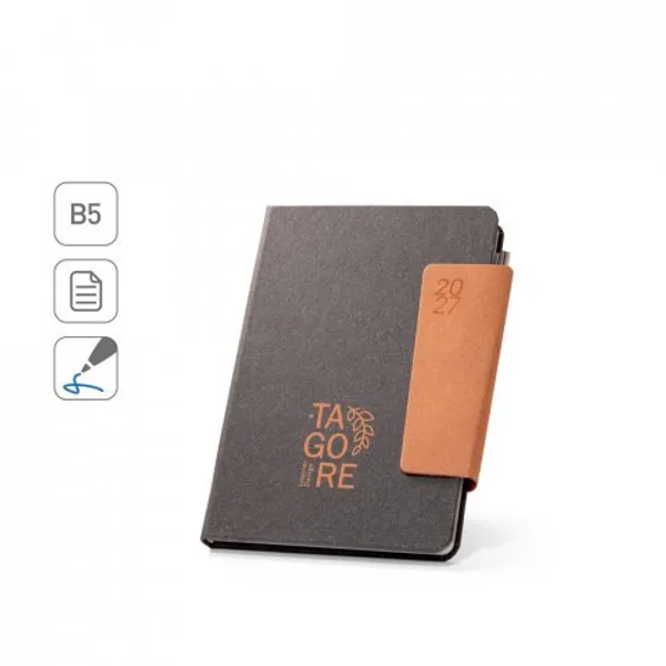 Agenda B5 em pele reciclada (SP-66217) personalizado | D.JOB