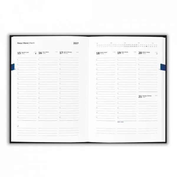 Agenda B5 em pele reciclada (SP-66217) — foto 11 | D.JOB