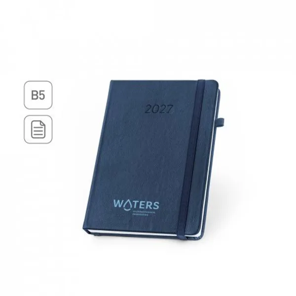 Agenda B5 em PU à base de água (SP-66218) personalizado | D.JOB