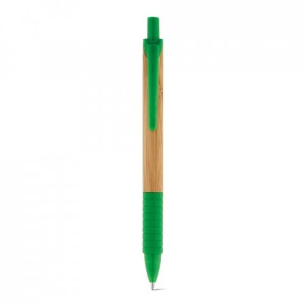 Caneta esferográfica em bambu com antideslizante (SP-81153) personalizado | D.JOB