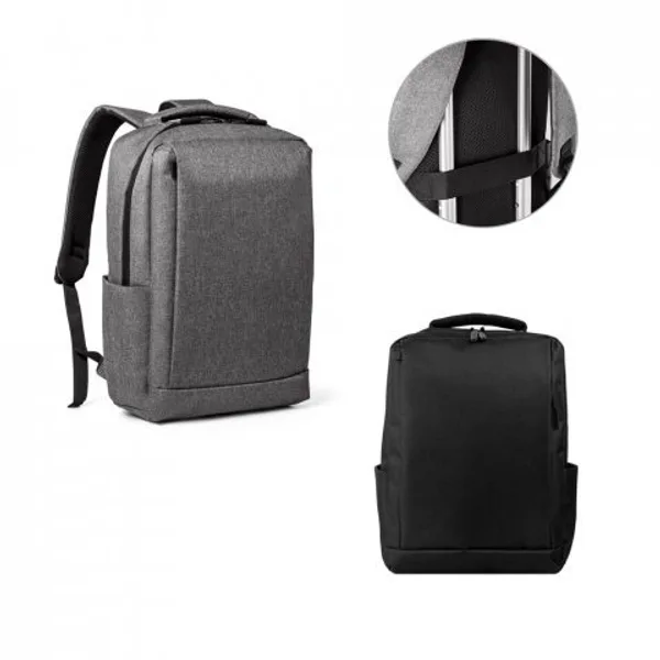 Mochila para notebook (15.6") com 2 divisórias almofadadas, em 300D de alta densidade (14 L) (SP-92087) personalizado | D.JOB